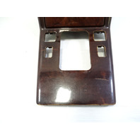 90 Mercedes R129 300SL center console w/ wood trim, w/ashtray door