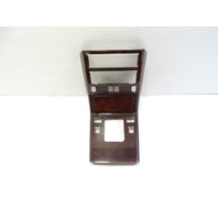 90 Mercedes R129 300SL center console w/ wood trim, w/ashtray door