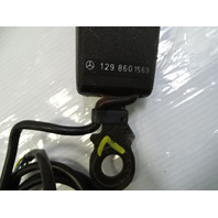90 Mercedes R129 300SL seat belt buckle, left, 1298601569