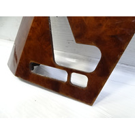 90 Mercedes R129 300SL trim, seat switch wood bezel, left, 1297270111