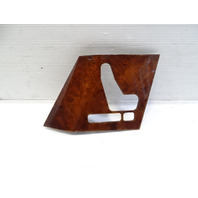 90 Mercedes R129 300SL trim, seat switch wood bezel, left, 1297270111