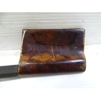 90 Mercedes R129 300SL trim, interior door handle surround wood bezel, left 1297660111