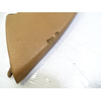 90 Mercedes R129 300SL trim, interior, mirror bolt cover, left palomino 1297200111