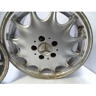 90 Mercedes R129 300SL wheel set, rim, 8x16 ET34 1294010702 16 inch OEM silver