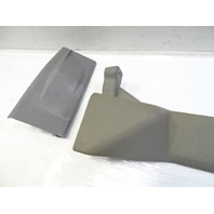 96 Mercedes R129 SL320 trim, seat cover, left rear, gray 1299120135