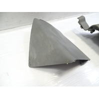 96 Mercedes R129 SL320 trim, seat cover, left rear, gray 1299120135