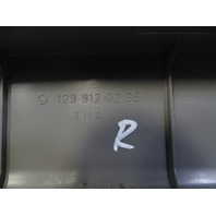 96 Mercedes R129 SL320 trim, seat cover, right rear, gray 1299120235