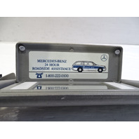 96 Mercedes R129 SL320 sunvisor, gray, left