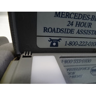 96 Mercedes R129 SL320 sunvisor, gray, left