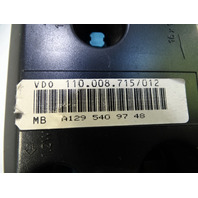 96 Mercedes R129 SL320 instrument cluster, speedometer 1295409748