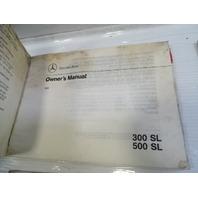 1990 Mercedes R129 300SL 500SL owners manual w/case 1295841196