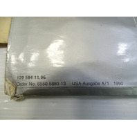 1990 Mercedes R129 300SL 500SL owners manual w/case 1295841196