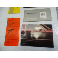 1990 Mercedes R129 300SL 500SL owners manual w/case 1295841196