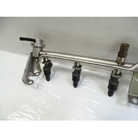 96 Mercedes R129 SL320 fuel rail w/ injectors, set of 6, 0000787323