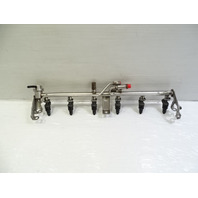 96 Mercedes R129 SL320 fuel rail w/ injectors, set of 6, 0000787323