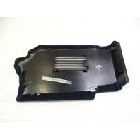 80 Mercedes W116 300SD trim, interior footwell pillar cover, right front blue 1166801080