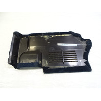 80 Mercedes W116 300SD trim, interior footwell pillar cover, left front blue 1166881906