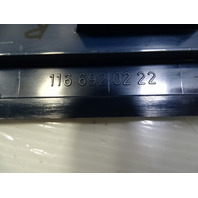 80 Mercedes W116 300SD trim, interior b-pillar lower cover, right blue 1166920222