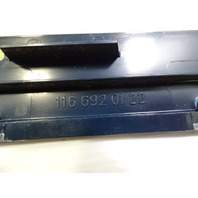 80 Mercedes W116 300SD trim, interior b-pillar lower cover, left blue 1166920122