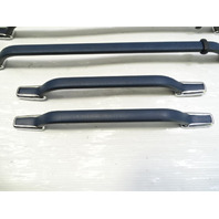 80 Mercedes W116 300SD roof grab handles, interior, blue