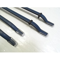 80 Mercedes W116 300SD roof grab handles, interior, blue