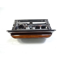 80 Mercedes W116 300SD ashtray, w/ wood trim, zebrano