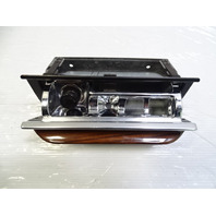 80 Mercedes W116 300SD ashtray, w/ wood trim, zebrano