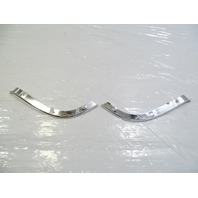80 Mercedes W116 300SD trim set, headlight eyebrow, left/right, chrome