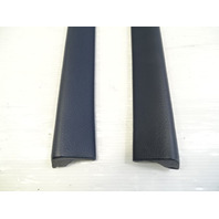 80 Mercedes W116 300SD trim set, door pillar rear left/right blue