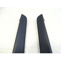 80 Mercedes W116 300SD trim set, door pillar rear left/right blue