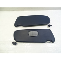 80 Mercedes W116 300SD sunvisor set, left and right, blue
