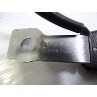 80 Mercedes W116 300SD seat belt buckle, left front, black, 1168600969