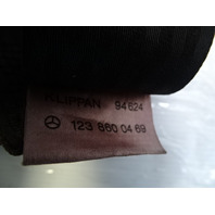 80 Mercedes W116 300SD seat belt buckle set, rear, black, 1238600469