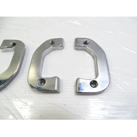 80 Mercedes W116 300SD trim set, door latch surround chrome