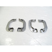 80 Mercedes W116 300SD trim set, door latch surround chrome