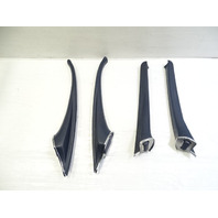 80 Mercedes W116 300SD trim set, interior door trim moulding blue