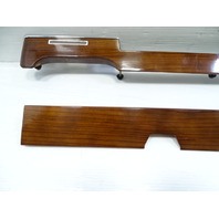 80 Mercedes W116 300SD wood trim set, on dash, zebrano 3pc