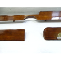 80 Mercedes W116 300SD wood trim set, on dash, zebrano 3pc