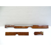80 Mercedes W116 300SD wood trim set, on dash, zebrano 3pc