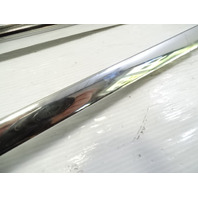 80 Mercedes W116 300SD moulding set, chrome window channel rear left/right