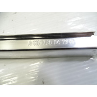 80 Mercedes W116 300SD moulding set, chrome window channel rear left/right
