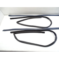 80 Mercedes W116 300SD seal set of 4, door window seal channels blue