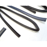 80 Mercedes W116 300SD seal set of 4, door window seal channels blue