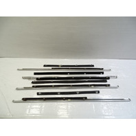 80 Mercedes W116 300SD door moulding and window scraper seal set