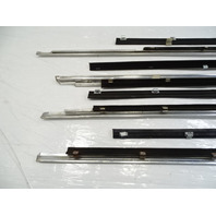 80 Mercedes W116 300SD door moulding and window scraper seal set