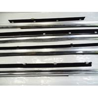 80 Mercedes W116 300SD door moulding and window scraper seal set