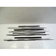 80 Mercedes W116 300SD door moulding and window scraper seal set