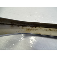 80 Mercedes W116 300SD trim, chrome bumper corner upper, left rear, 1168800771