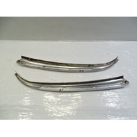 80 Mercedes W116 300SD trim, exterior c pillar chrome moulding rear left/right