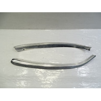 80 Mercedes W116 300SD trim, exterior c pillar chrome moulding rear left/right